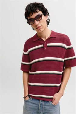 Jack & Jones Maine Knit Stripe Polo